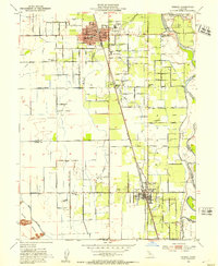 Gridley 1952 topographic map preview