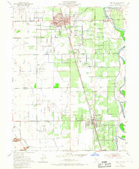 Gridley 1952 topographic map thumbnail