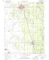 Gridley 1952 topographic map thumbnail
