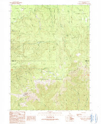 Grizzly Peak 1990 topographic map thumbnail