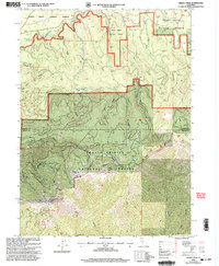 Grizzly Peak 1998 topographic map thumbnail