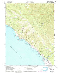 Gualala 1960 topographic map thumbnail
