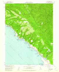 Gualala 1960 topographic map thumbnail