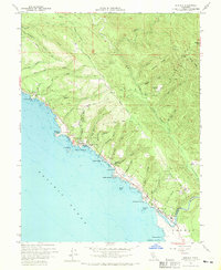Gualala 1960 topographic map thumbnail