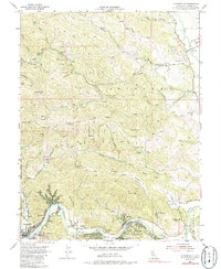 Guerneville 1955 topographic map thumbnail