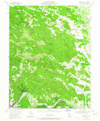 Guerneville 1955 topographic map thumbnail