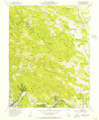 Guerneville 1955 topographic map thumbnail