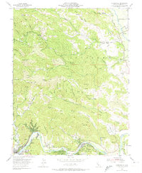 Guerneville 1955 topographic map thumbnail
