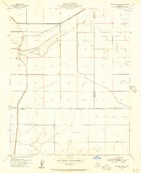 Hacienda Ranch 1954 topographic map thumbnail