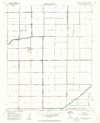 Hacienda Ranch NE 1954 topographic map thumbnail