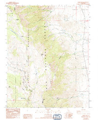 Haiwee Pass 1987 topographic map thumbnail