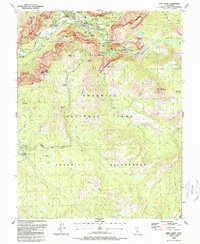 Half Dome 1990 topographic map thumbnail