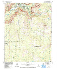 Half Dome 1990 topographic map thumbnail