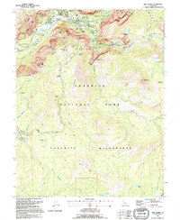 Half Dome 1992 topographic map thumbnail