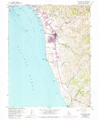 Half Moon Bay 1961 topographic map thumbnail