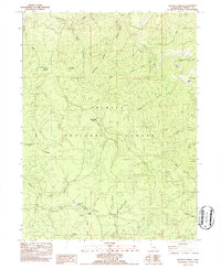 Halfway Ridge 1982 topographic map thumbnail
