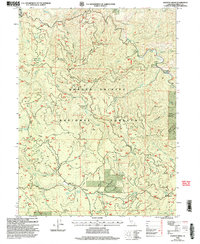 Halfway Ridge 1998 topographic map thumbnail