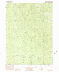 Halfway Ridge 1982 topographic map thumbnail
