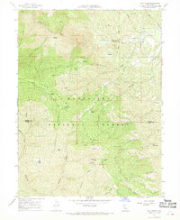 Hall Ridge 1967 topographic map thumbnail