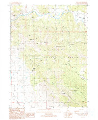 Halls Canyon 1990 topographic map thumbnail