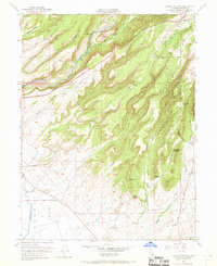 Hamlin Canyon 1951 topographic map thumbnail