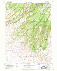 Hamlin Canyon 1951 topographic map thumbnail