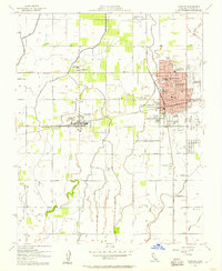 Hanford 1954 topographic map thumbnail