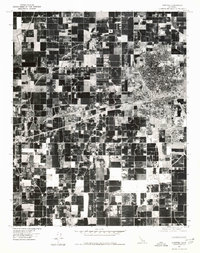 Hanford 1976 topographic map thumbnail