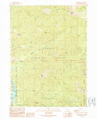 Hanland Peak 1990 topographic map thumbnail