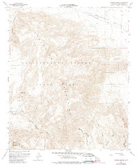 Harper Canyon 1959 topographic map thumbnail