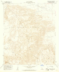 Harper Canyon 1959 topographic map thumbnail