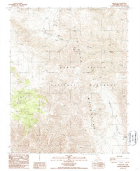 Harris Hill 1986 topographic map thumbnail