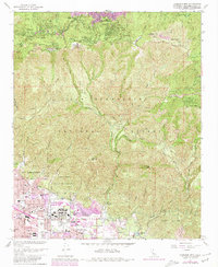 Harrison Mtn. 1967 topographic map thumbnail
