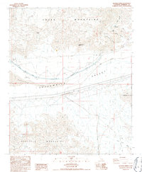 Hayfield Spring 1986 topographic map thumbnail