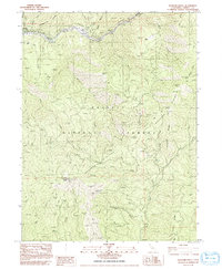 Hayfork Bally 1982 topographic map thumbnail