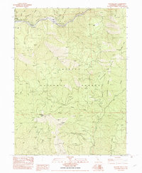 Hayfork Bally 1982 topographic map thumbnail