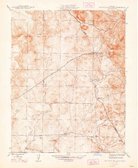 Haystack Mountain 1948 topographic map thumbnail