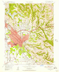 Hayward 1947 topographic map thumbnail