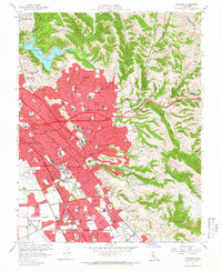 Hayward 1959 topographic map thumbnail
