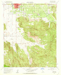 Hemet 1953 topographic map thumbnail