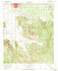 Hemet 1953 topographic map thumbnail
