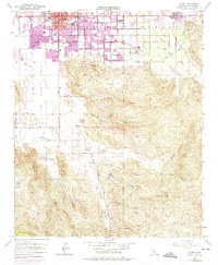 Hemet 1953 topographic map thumbnail