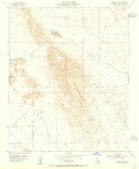 Hidalgo Mtn 1954 topographic map thumbnail
