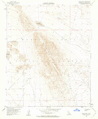 Hidalgo Mtn. 1954 topographic map thumbnail