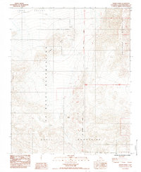 Hidden Spring 1984 topographic map preview