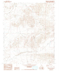 Hidden Valley West 1982 topographic map thumbnail