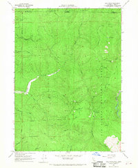High Divide 1966 topographic map thumbnail