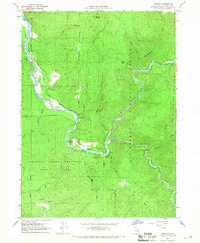 Hiouchi 1966 topographic map thumbnail
