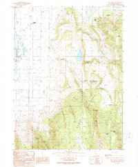 Hog Valley 1990 topographic map thumbnail