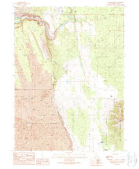 Hogback Ridge 1990 topographic map thumbnail